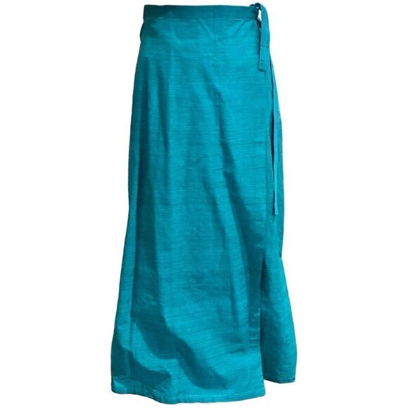 Good Things Women’s Wraparound Boho Straight Three-fold Maxi Skirt in X-Large - Picture 8 of 15
